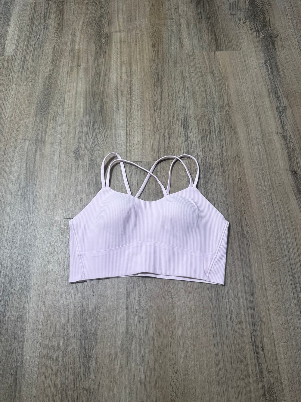 Lululemon Women's Like A Cloud Pale Pink Sports Bra